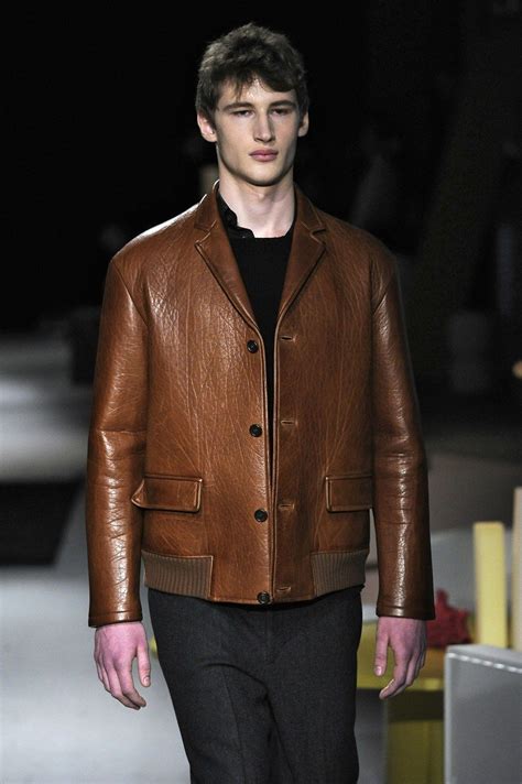 prada men's leather jacket